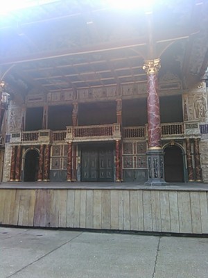 The Globe Theatre stage