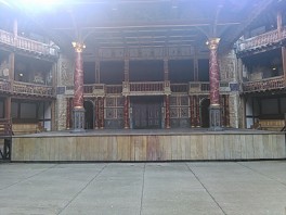 The Globe Theatre stage