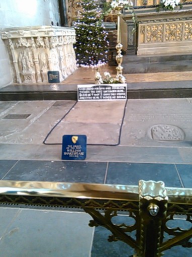 William Shakespeare's grave